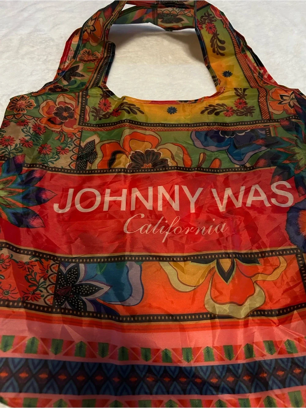 Johnny Was California. Nylon Tote BOHO FLORAL